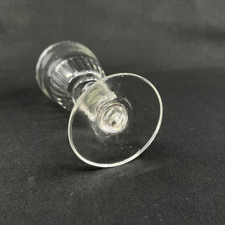 Blown Wellington wine glass from the 19th century
