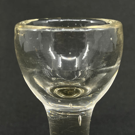 Antik dansk jernbaneglas, 9,2 cm.