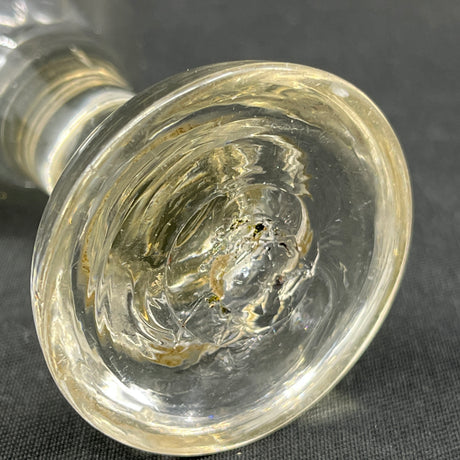 Antik dansk jernbaneglas, 9,2 cm.