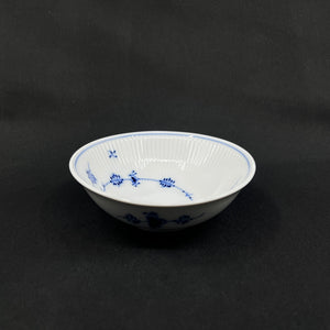 Blue Fluted Plain cereal bowl, 13.5 cm.