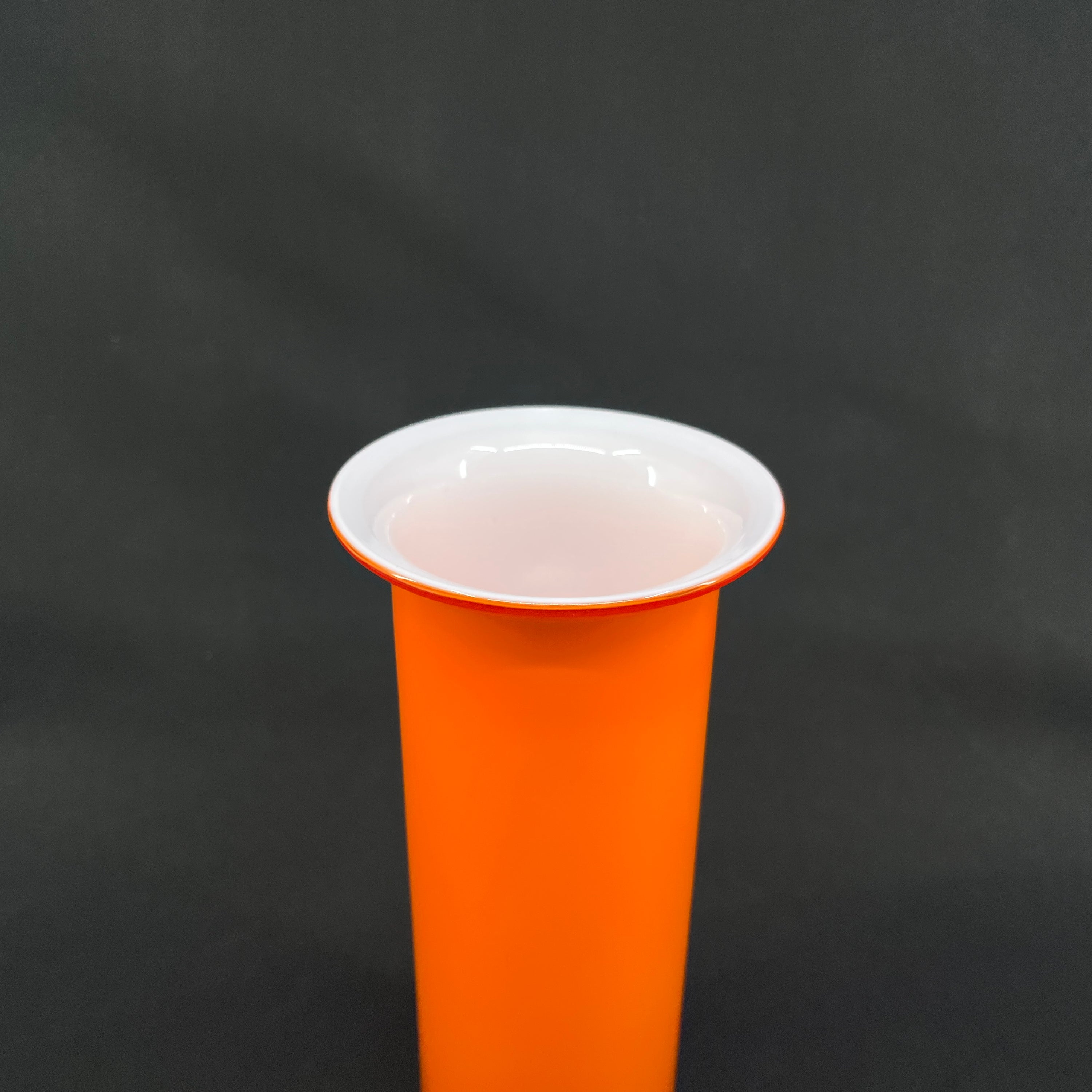 Red Rainbow vase from Holmegaard