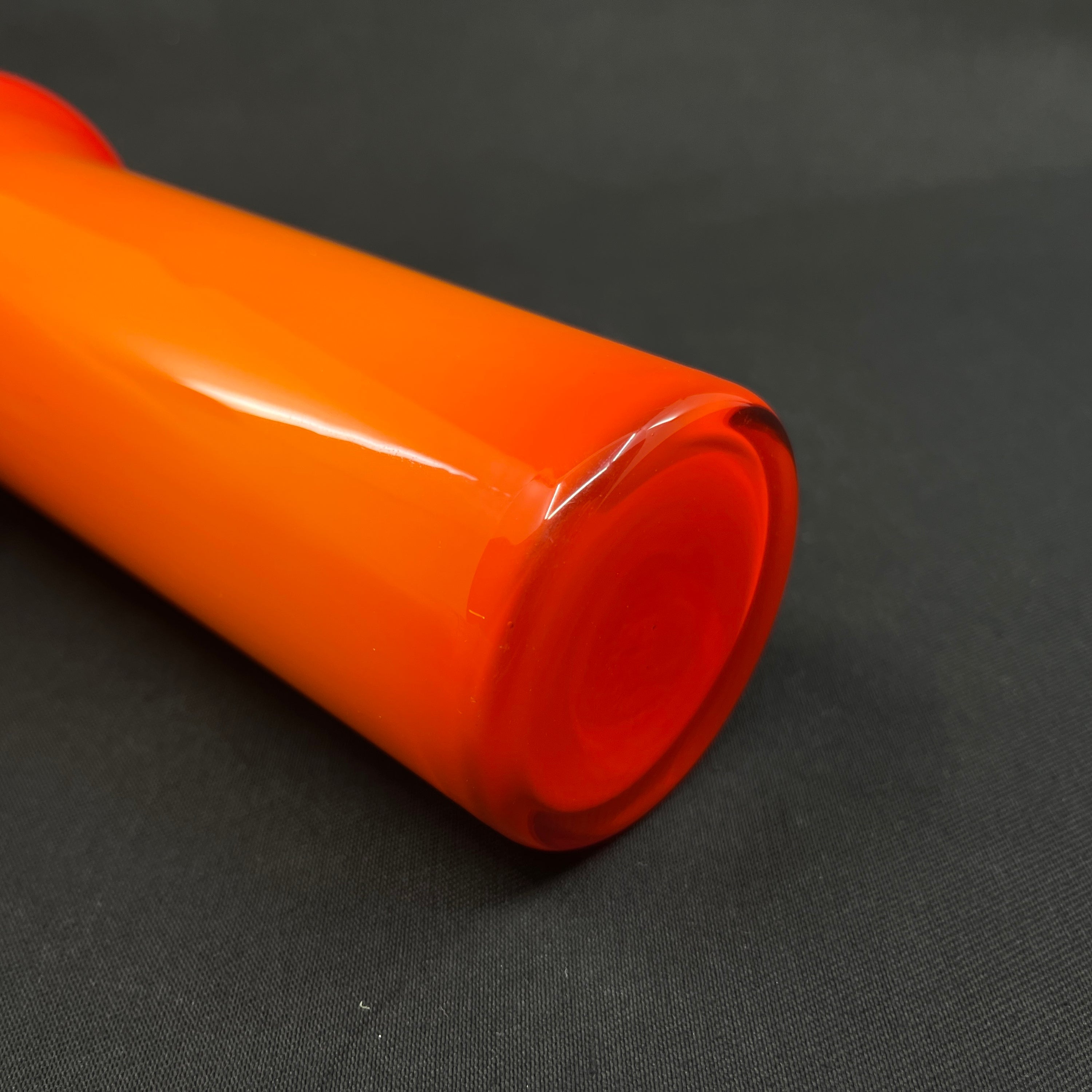 Red Rainbow vase from Holmegaard