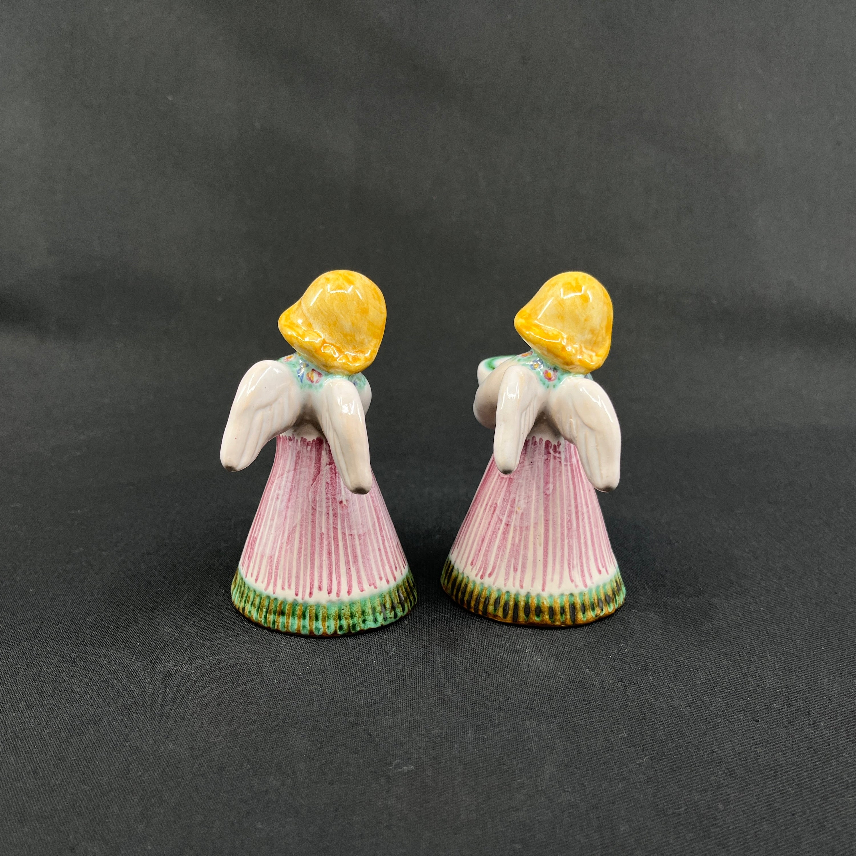 Lyserød engel fra L. Hjorth, 9 cm.