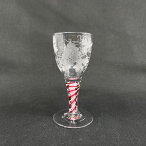 Hollandsk glas fra 1760'erne - Jacobite glas