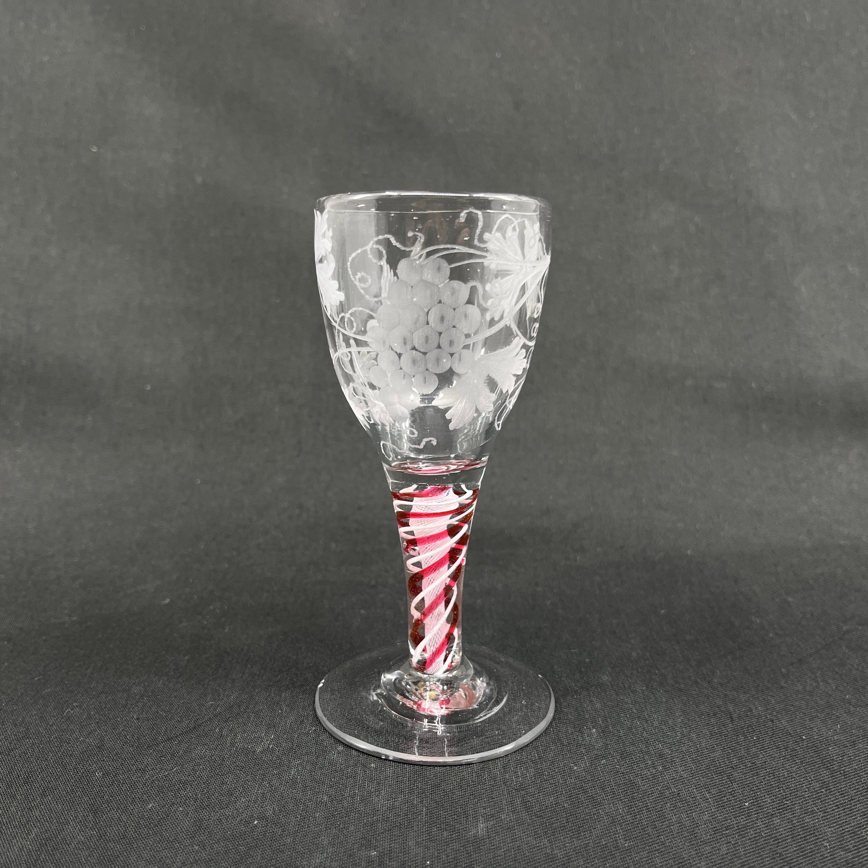 Hollandsk glas fra 1760'erne - Jacobite glas