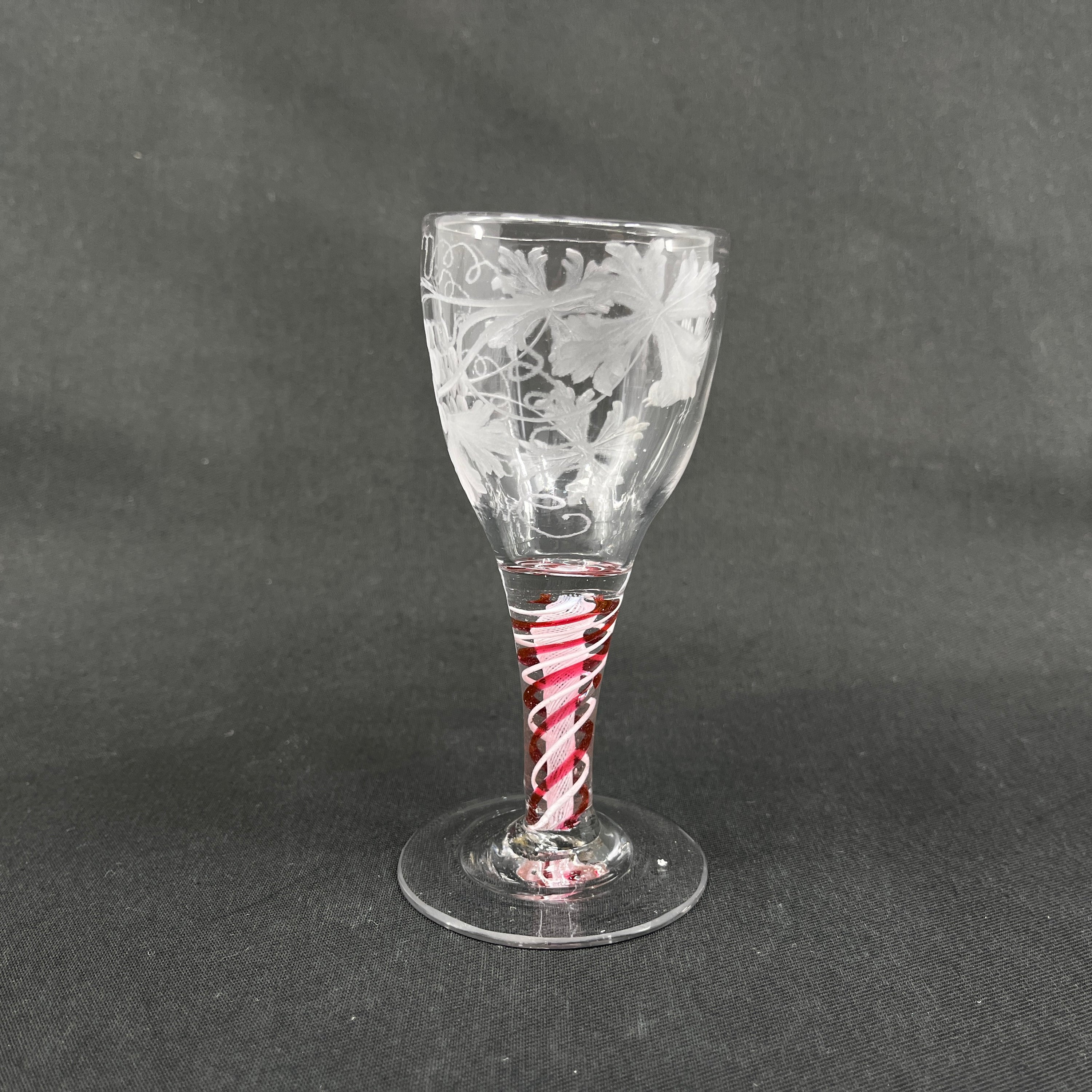 Hollandsk glas fra 1760'erne - Jacobite glas