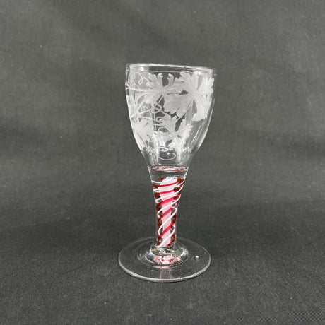 Hollandsk glas fra 1760'erne - Jacobite glas