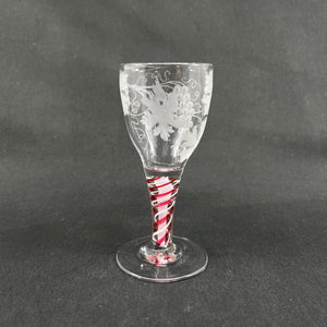 Hollandsk glas fra 1760'erne - Jacobite glas