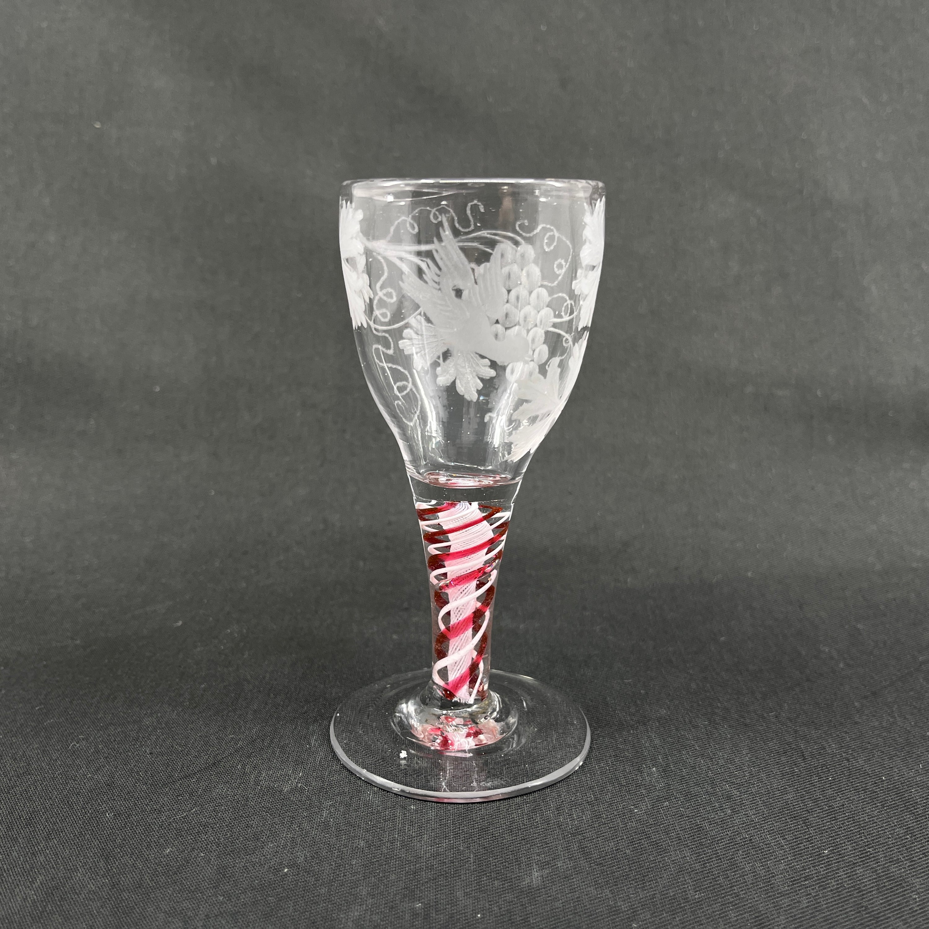 Hollandsk glas fra 1760'erne - Jacobite glas