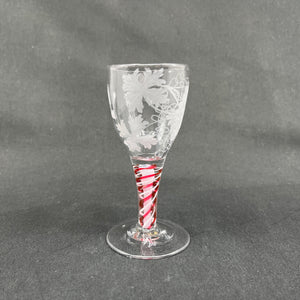Hollandsk glas fra 1760'erne - Jacobite glas