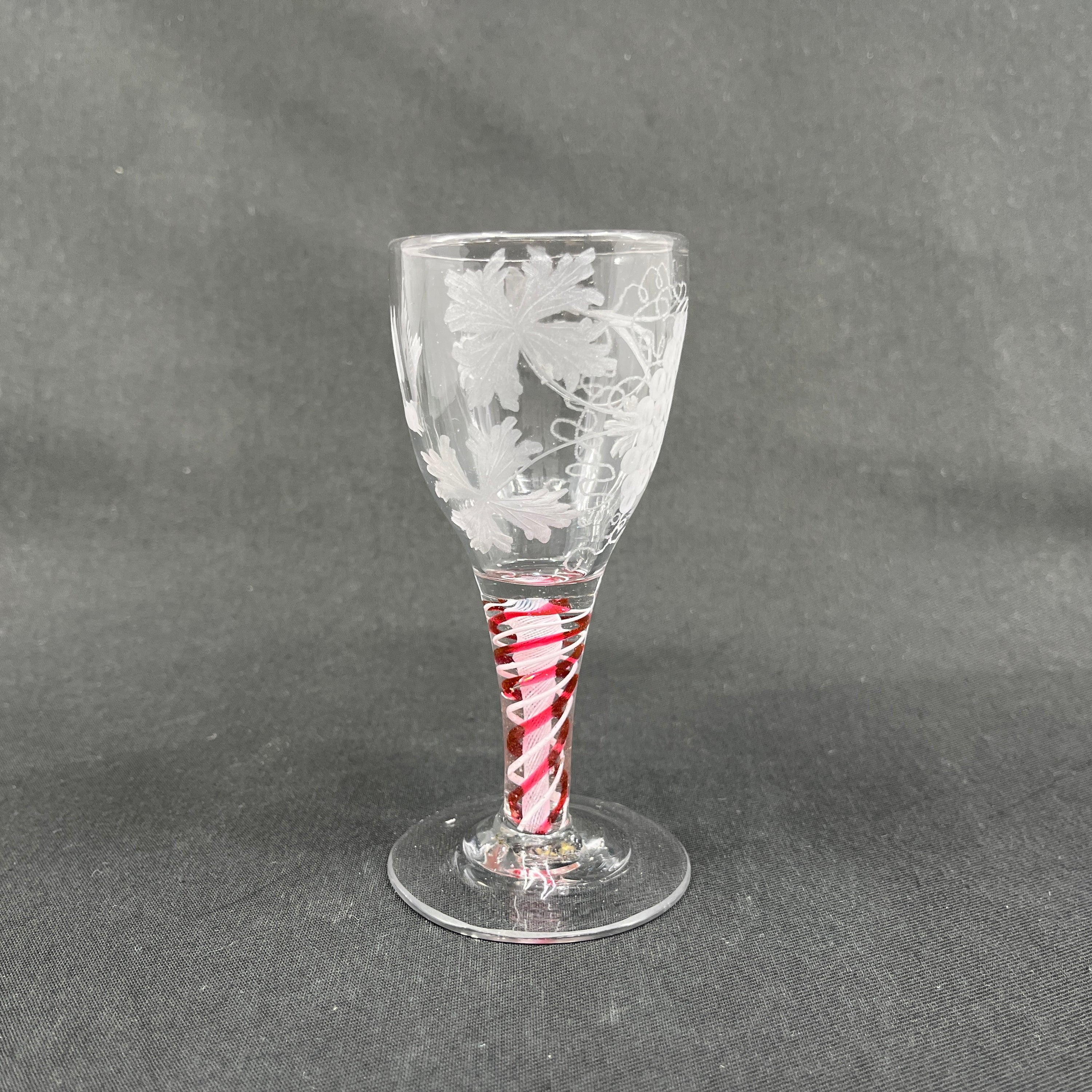 Hollandsk glas fra 1760'erne - Jacobite glas