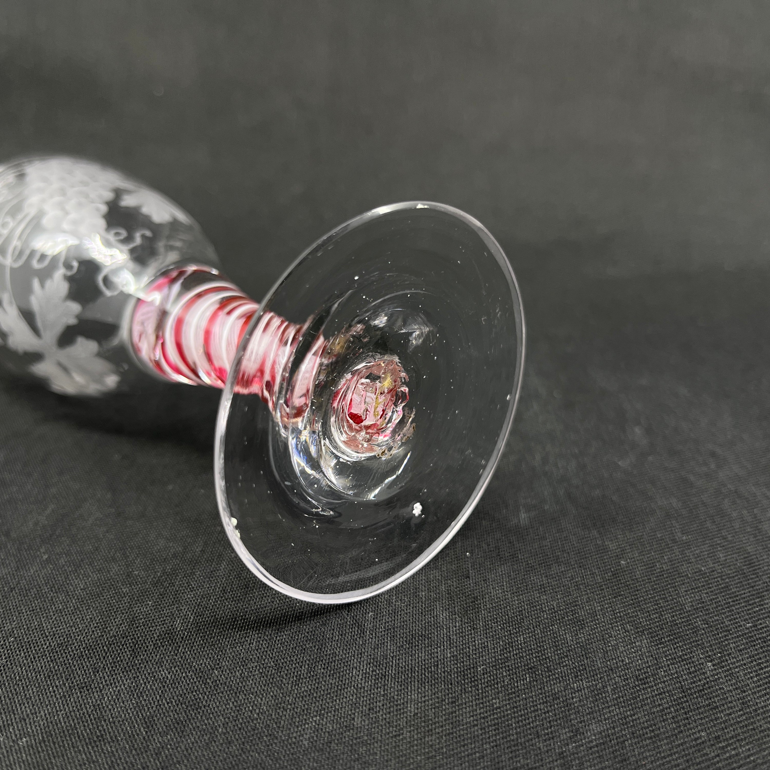 Hollandsk glas fra 1760'erne - Jacobite glas