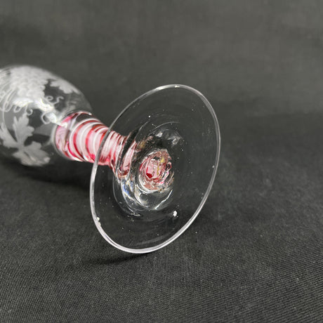 Hollandsk glas fra 1760'erne - Jacobite glas