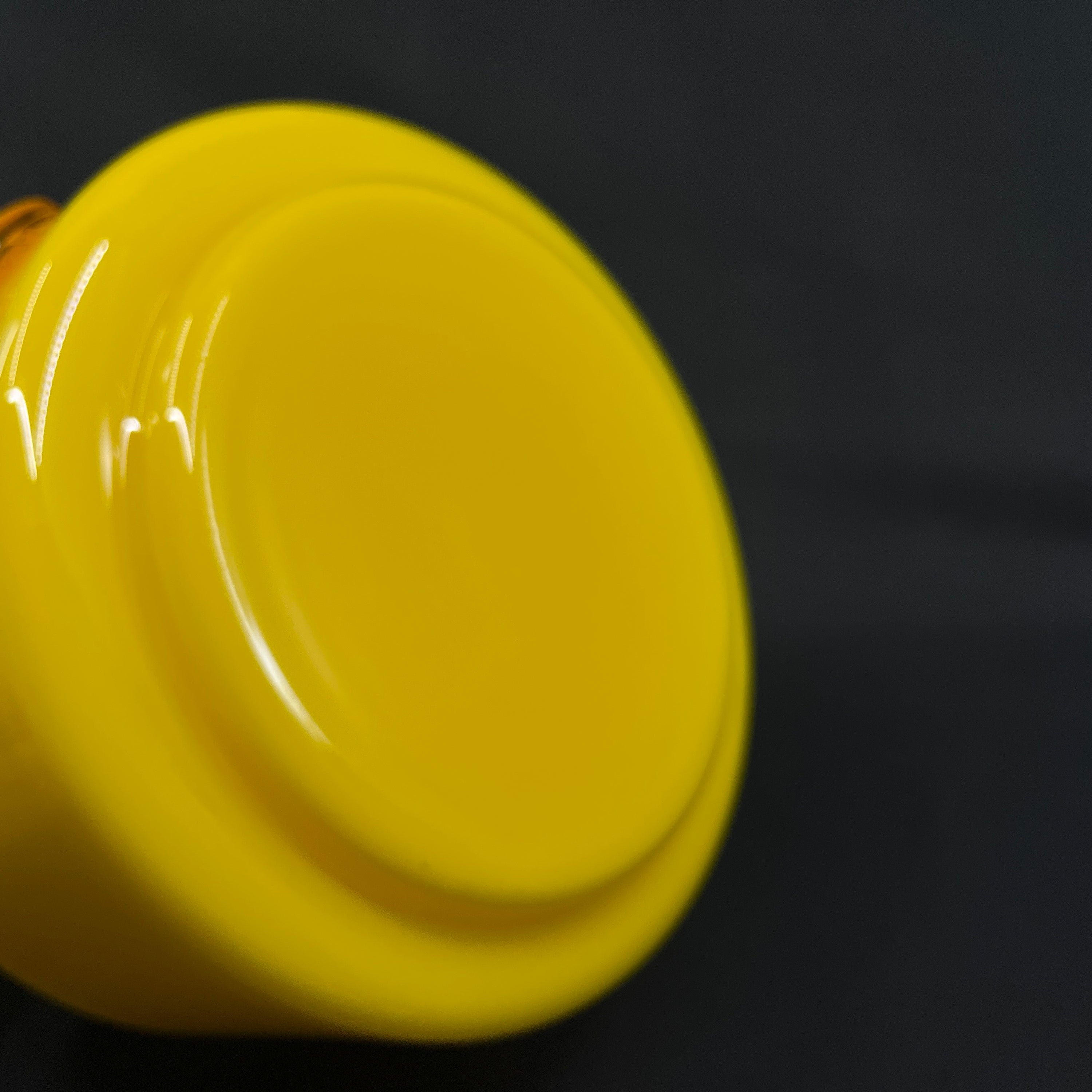 Gul Palet krukke - Ost, fejl på låg