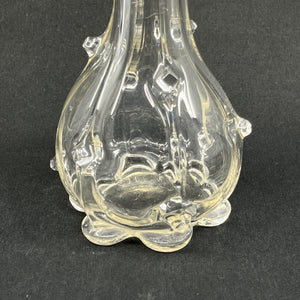 Beautiful polished lily vase from the 1920s, 20 cm.