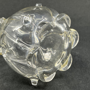 Beautiful polished lily vase from the 1920s, 20 cm.