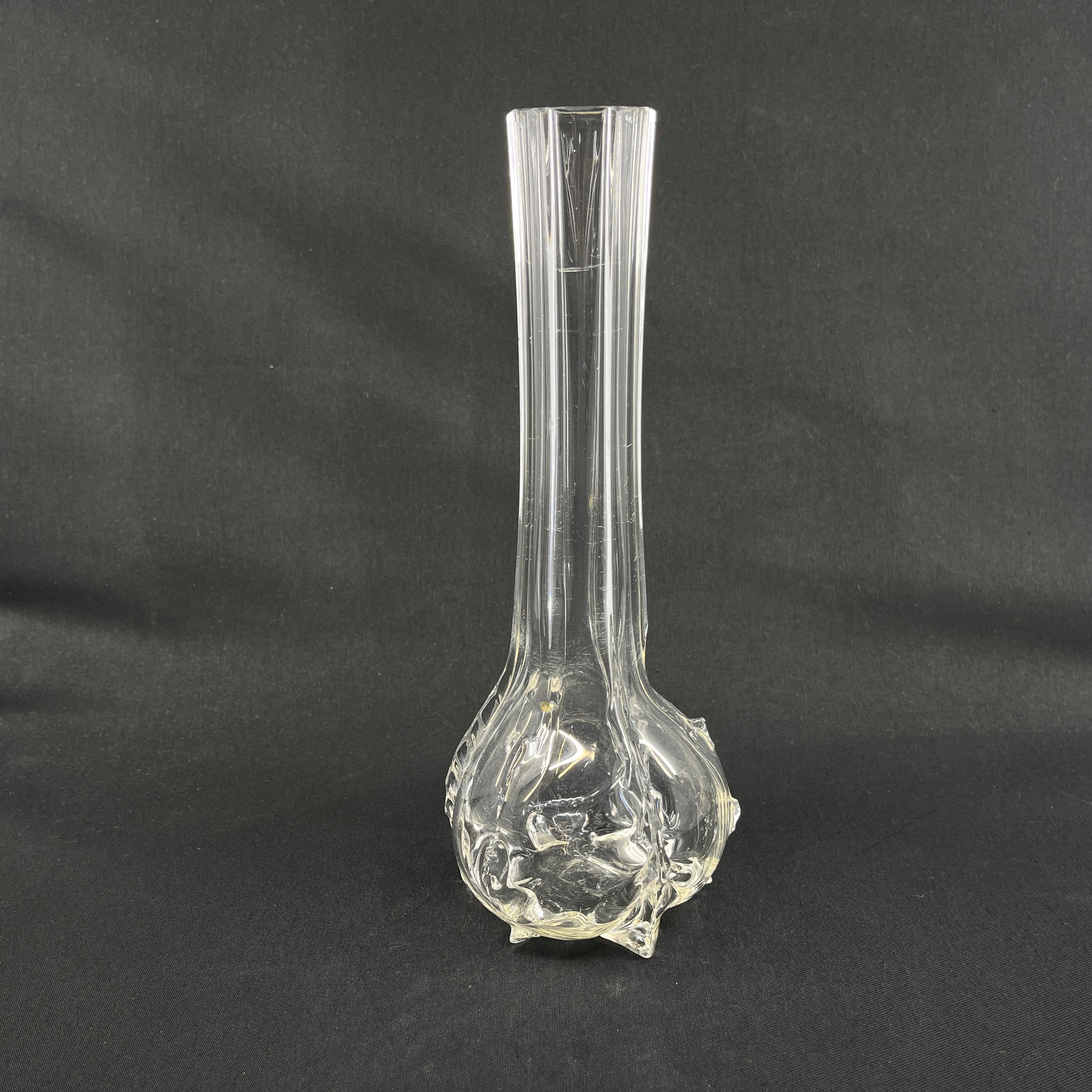 Beautifully decorated flask vase from the 1920s