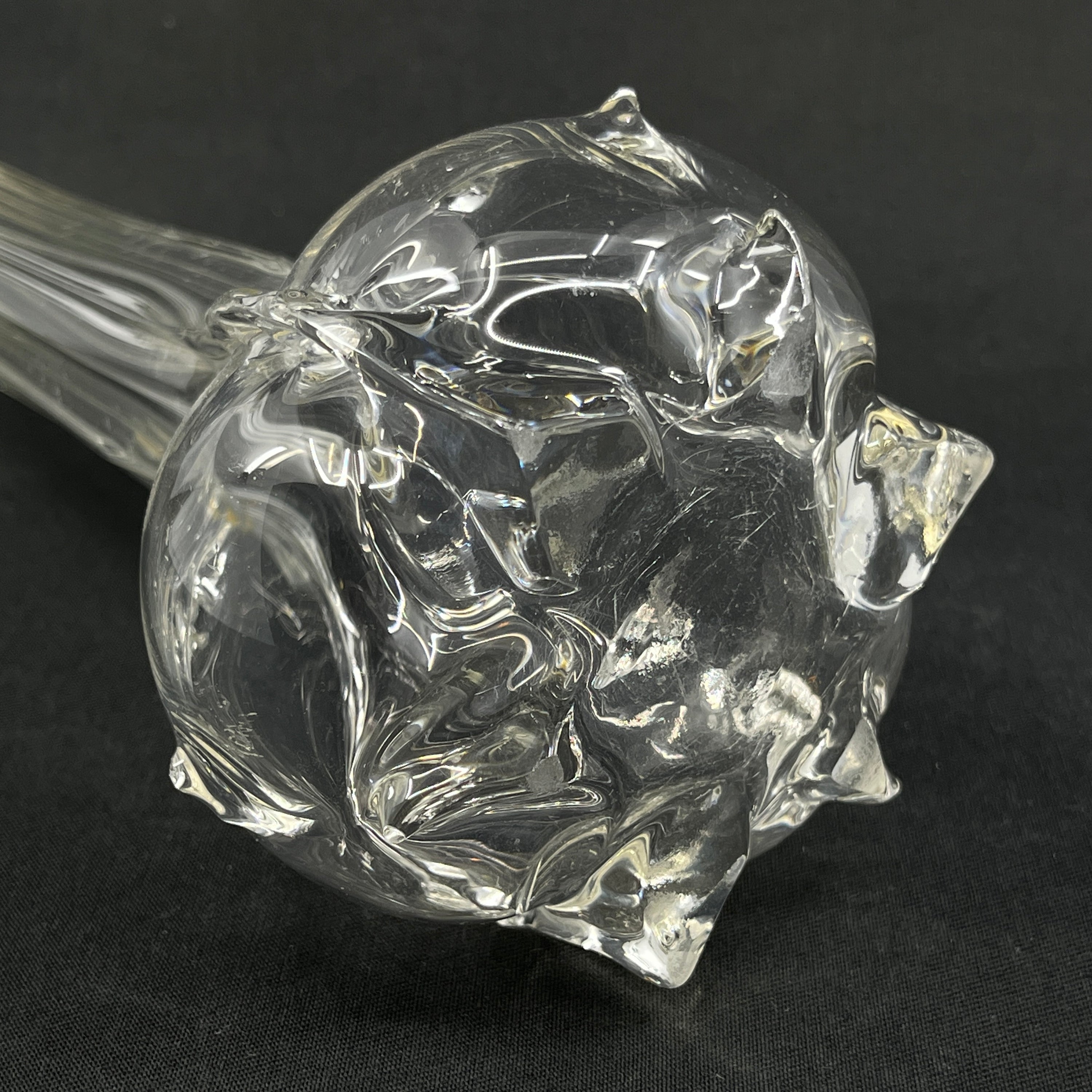 Beautifully decorated flask vase from the 1920s