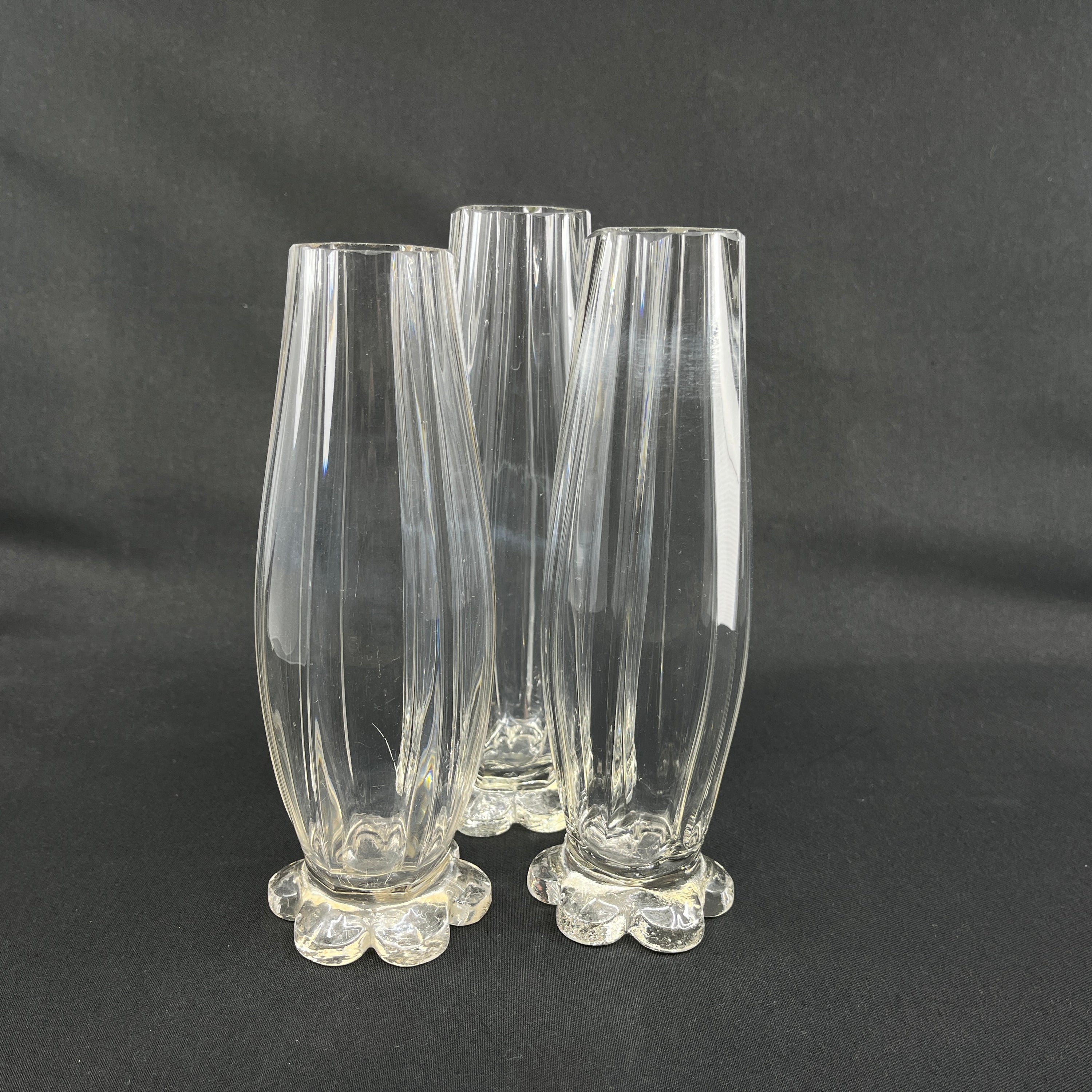 Beautiful oval vases from the 1920s, 20 cm.