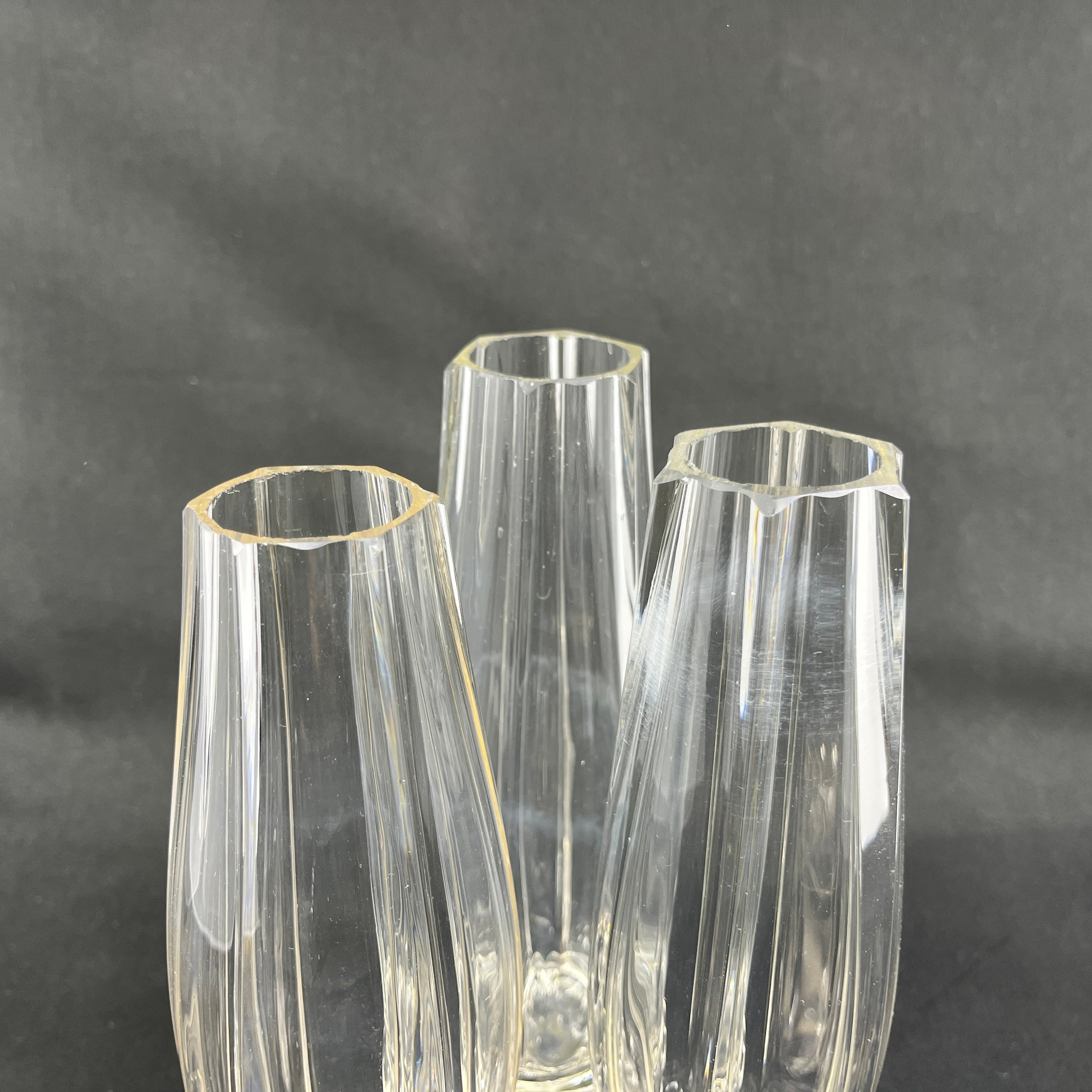 Beautiful oval vases from the 1920s, 20 cm.