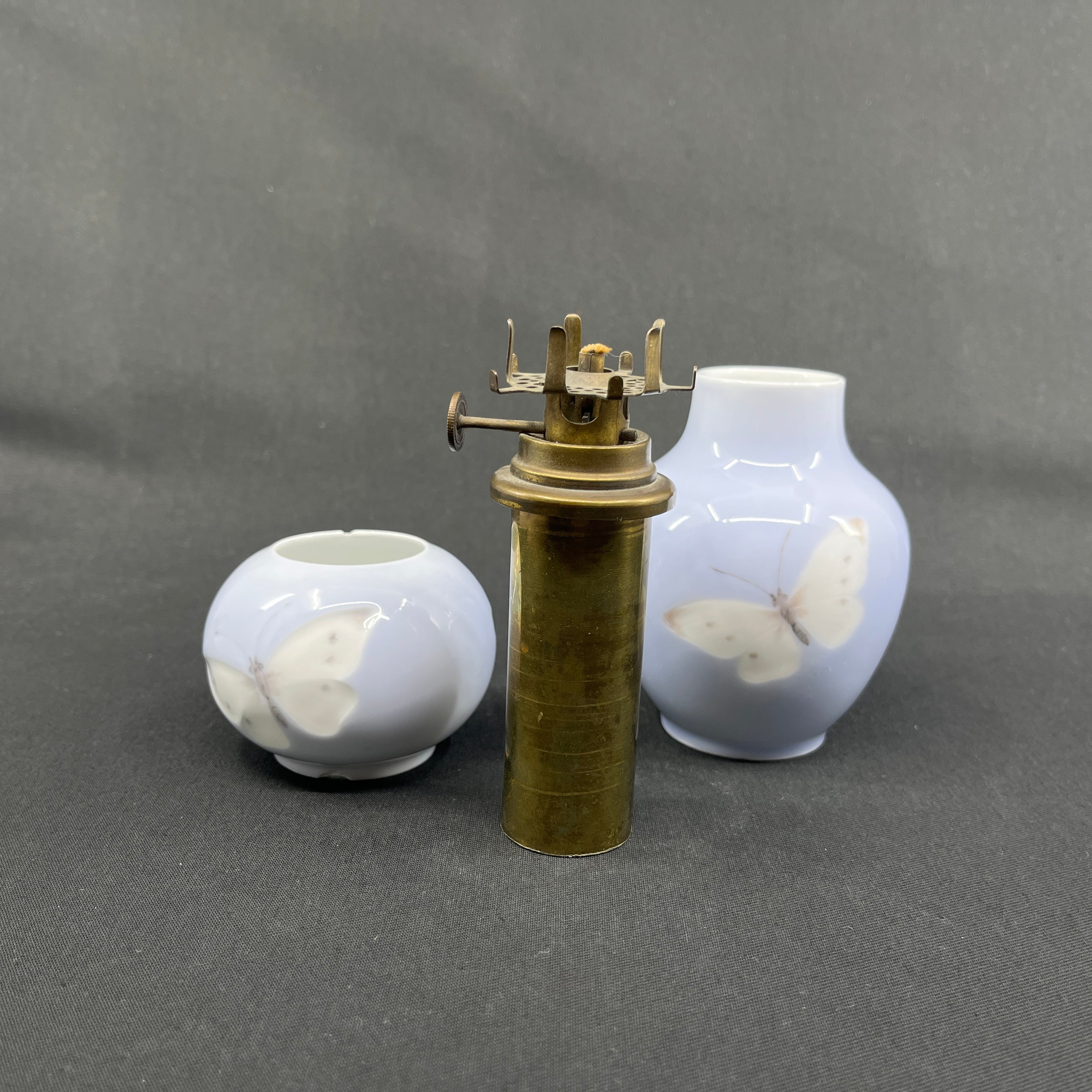 Rare small kerosene lamp from Royal Copenhagen