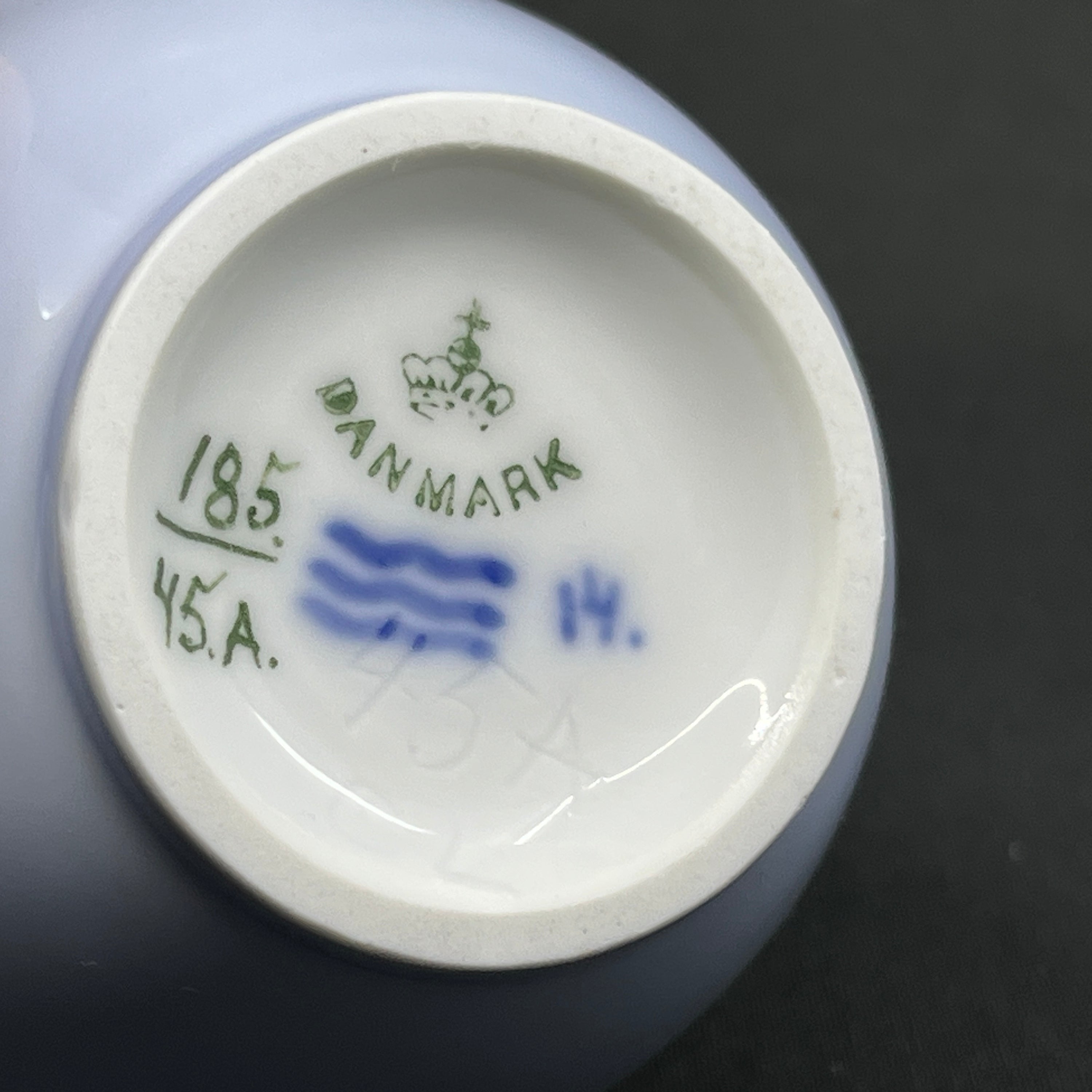 Rare small kerosene lamp from Royal Copenhagen