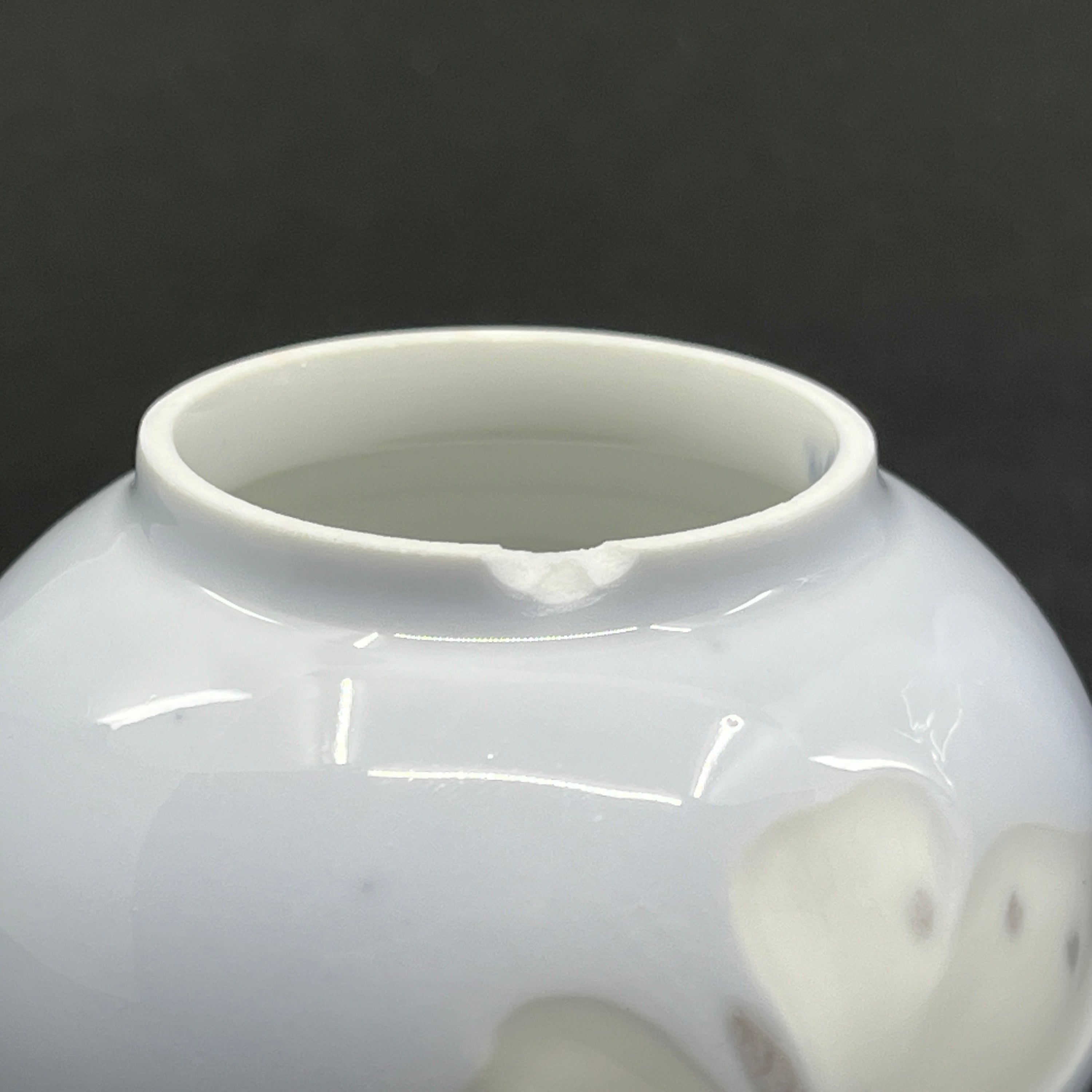 Rare small kerosene lamp from Royal Copenhagen