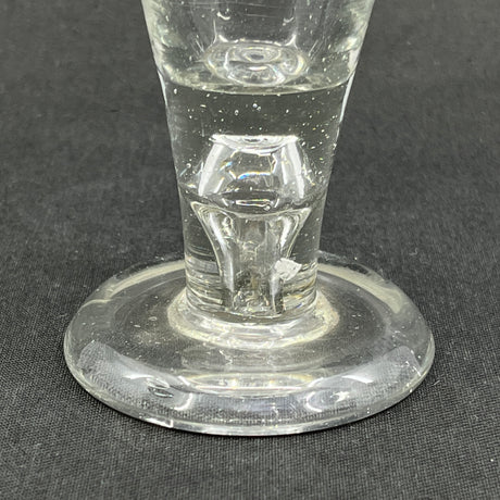 Frimurerglas med luftperle, 11,6 cm.