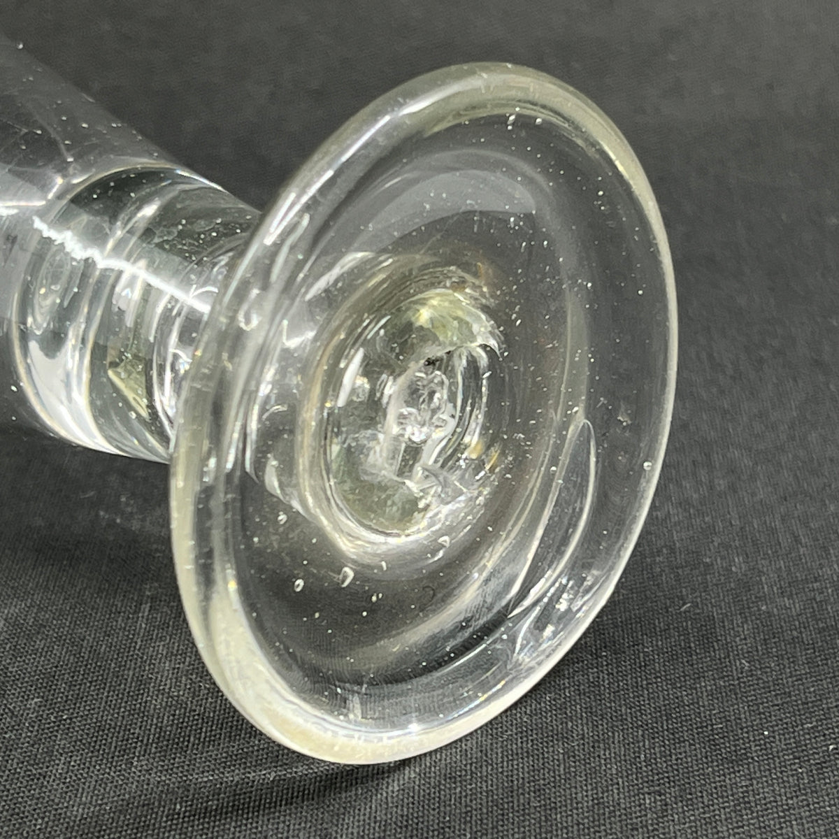 Masonic glass with air bead, 11.6 cm.