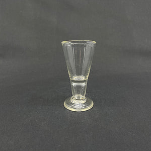 Masonic glass with air bead, 9.5 cm.