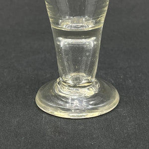 Masonic glass with air bead, 9.5 cm.