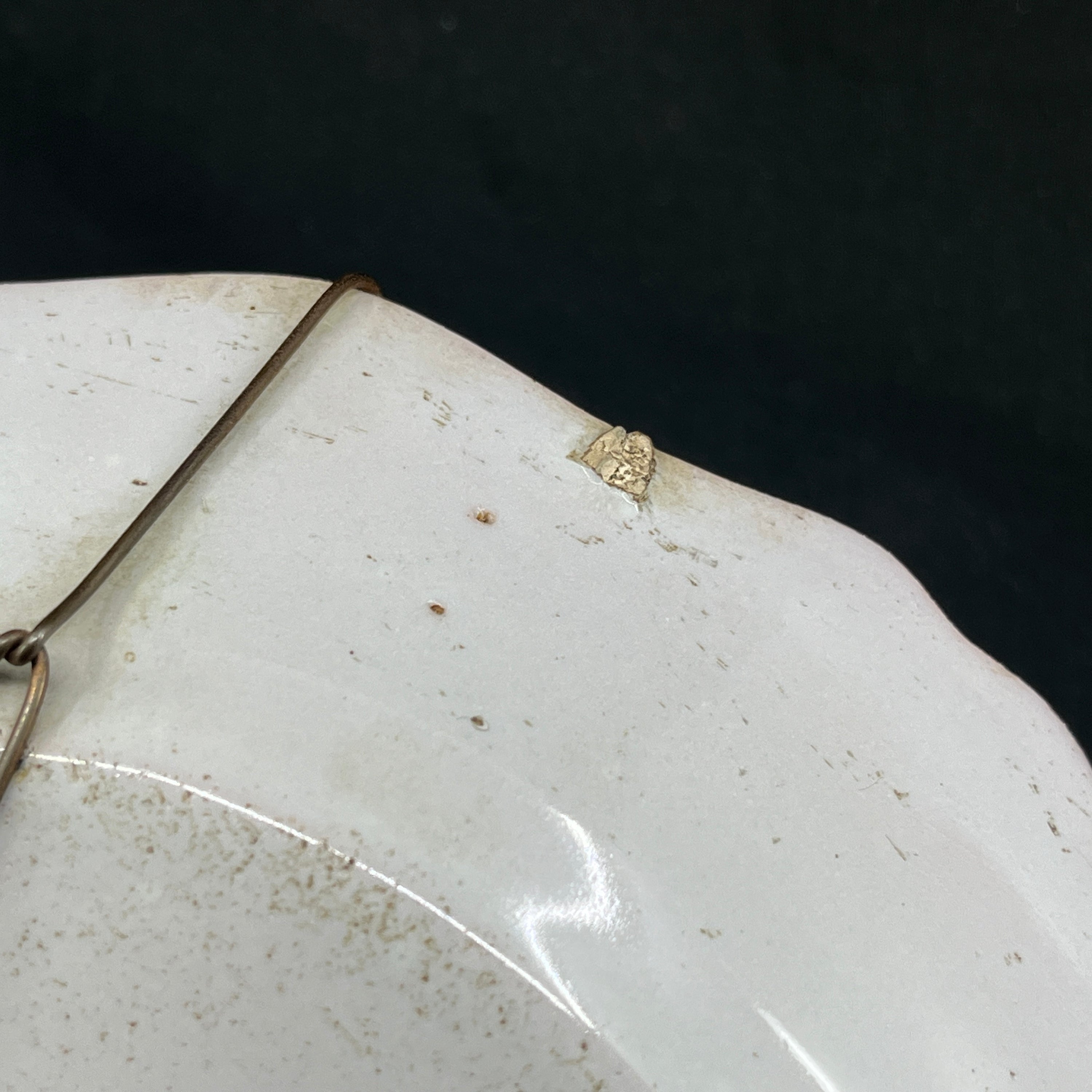 Fransk tallerken fra 1700 tallet