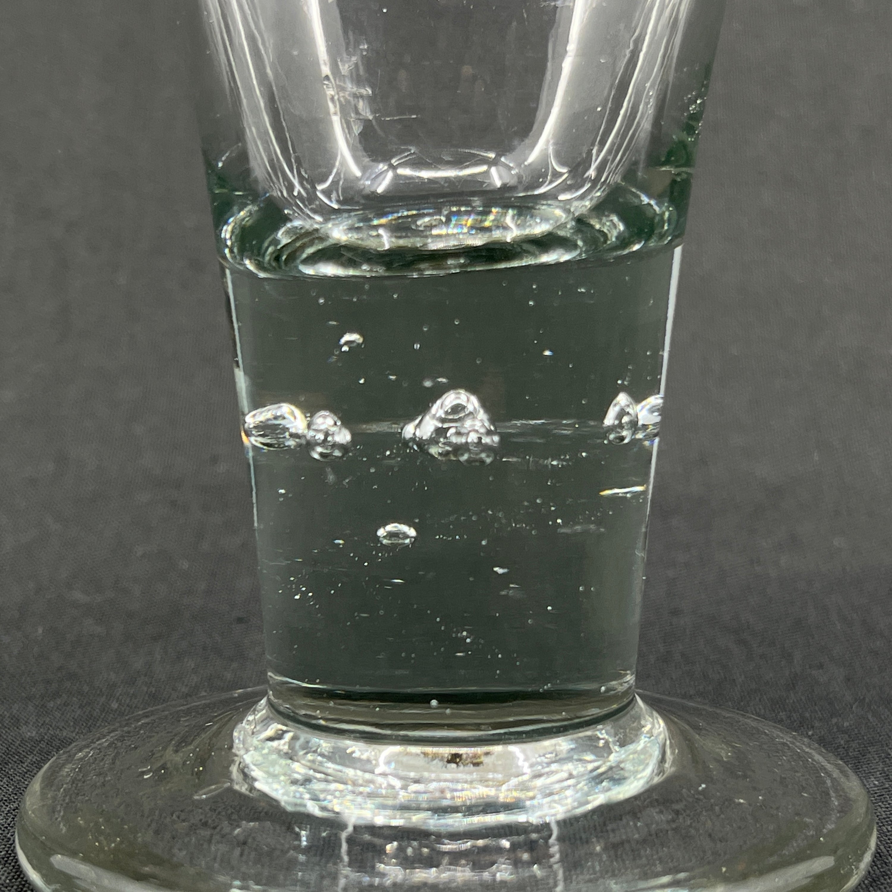 Antique Freemason with air bubbles from the 1770s