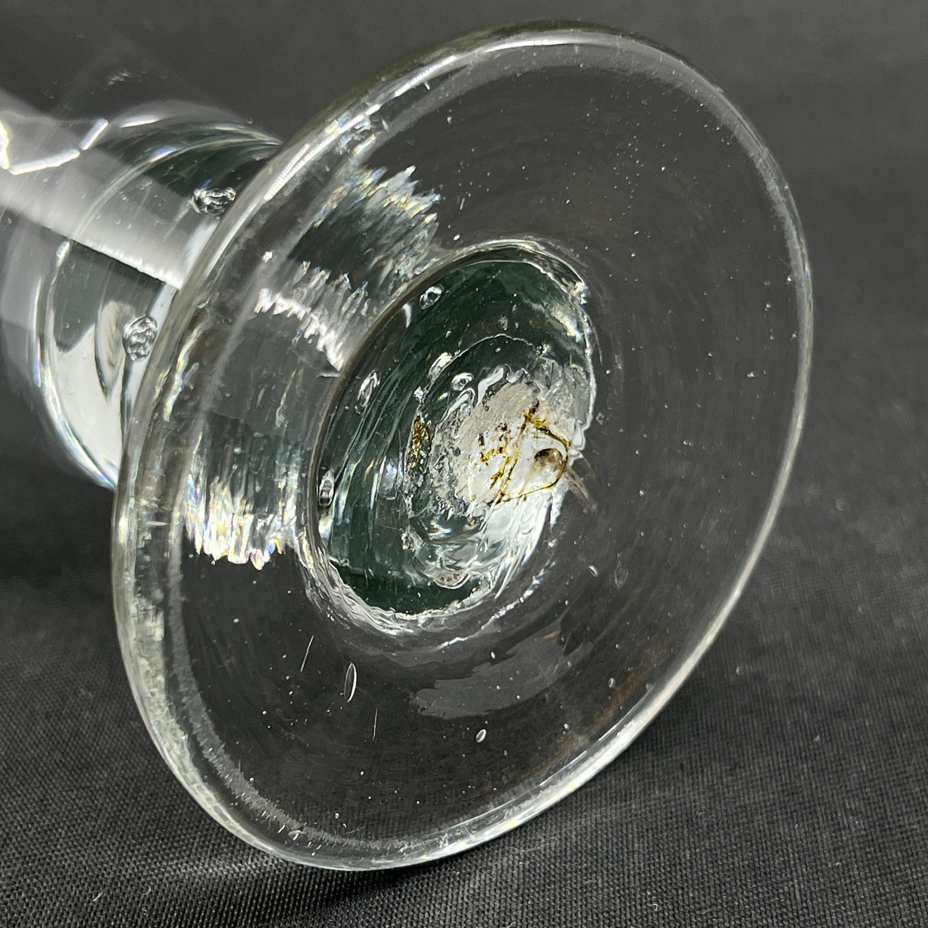 Antique Freemason with air bubbles from the 1770s