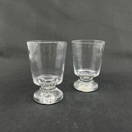 A pair of ice glasses from the end of the 19th century