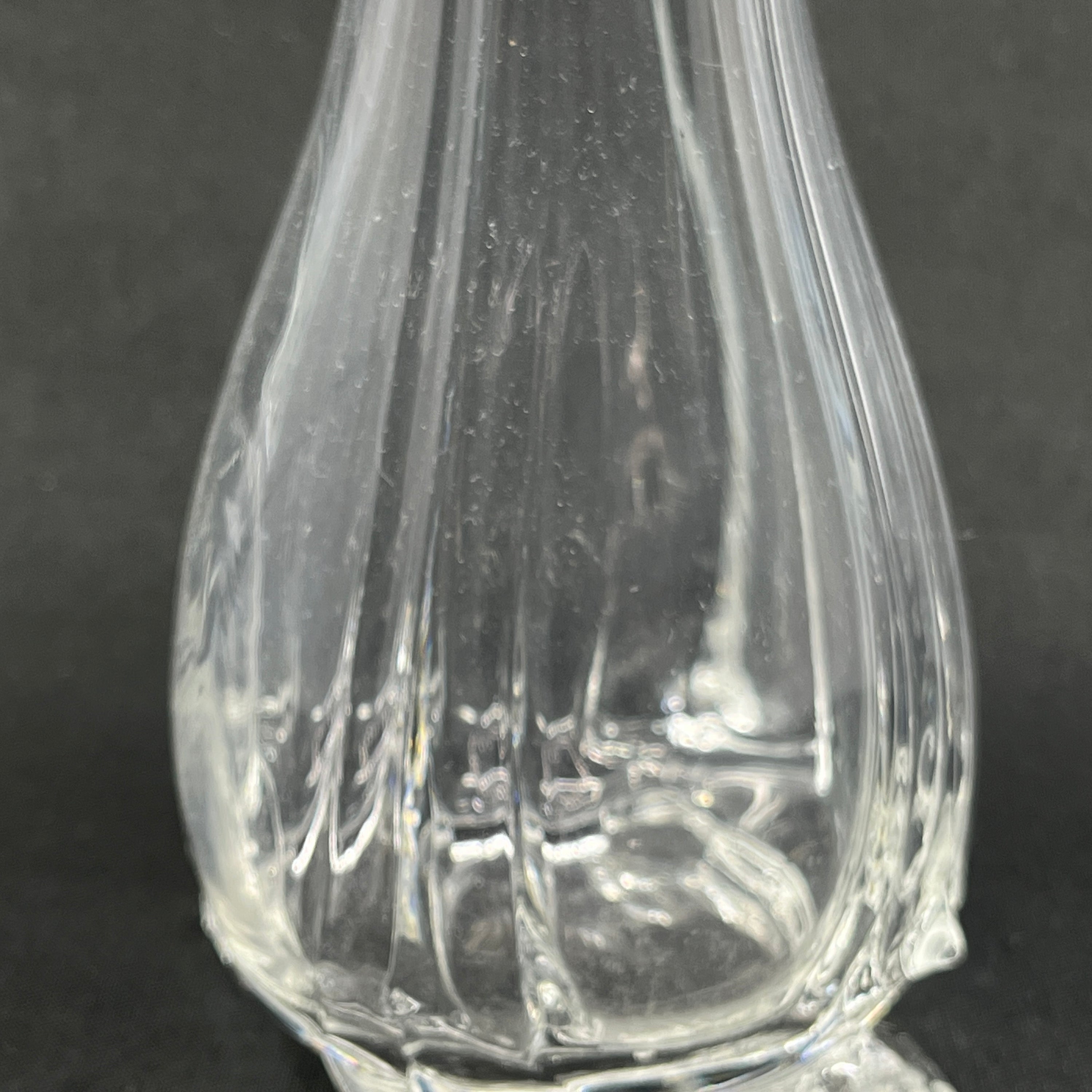 Beautifully decorated flask vase from the 1920s, 31 cm.