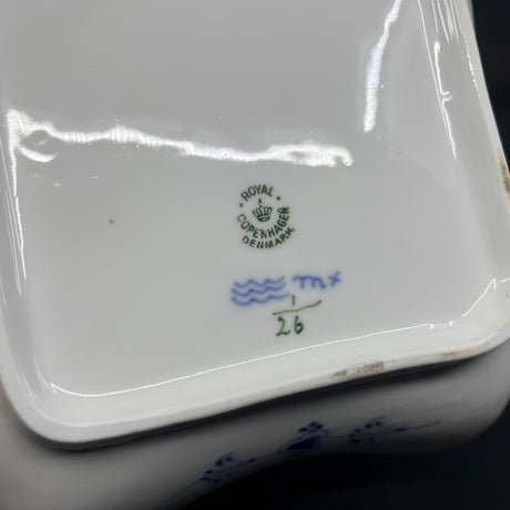 Musselmalet Riflet kartoffelskål, 1/26, 1. sortering