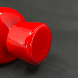 Red Carnaby vase, 15 cm.