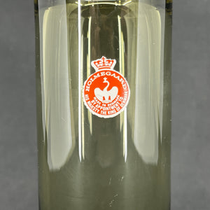 Olive cylinder vase, 17 cm.