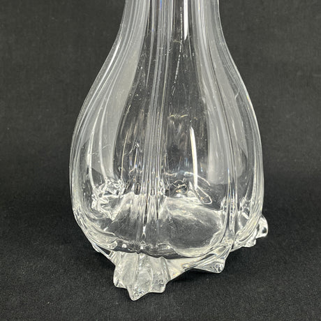 Beautifully decorated flask vase from the 1920s, 30 cm.