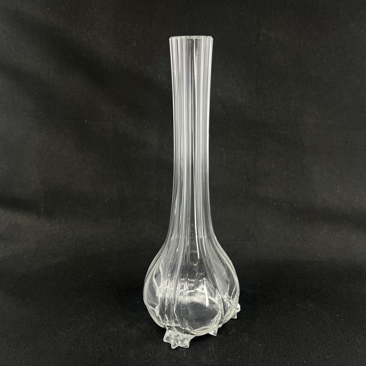 Beautifully decorated flask vase from the 1920s, 25 cm.