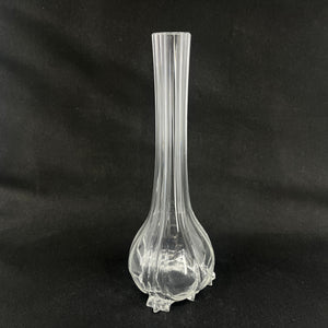 Beautifully decorated flask vase from the 1920s, 25 cm.