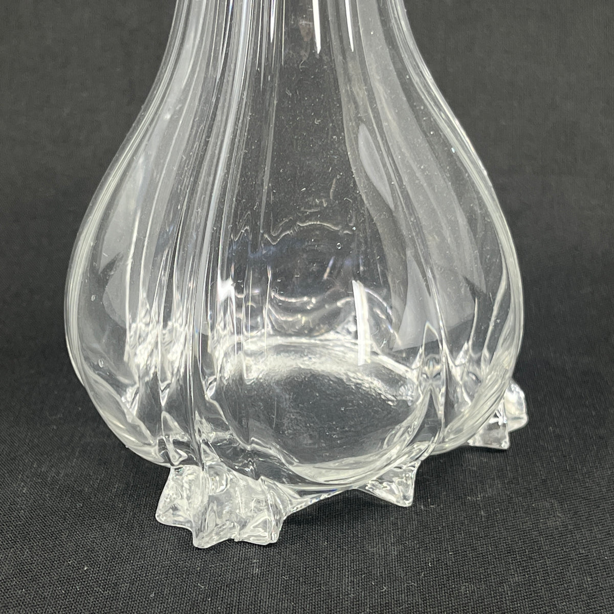 Beautifully decorated flask vase from the 1920s, 25 cm.