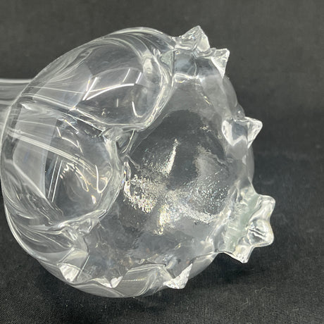 Beautifully decorated flask vase from the 1920s, 25 cm.
