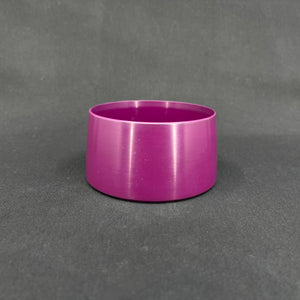 Purple Kristian Vedel melamine bow, 5x9 cm.