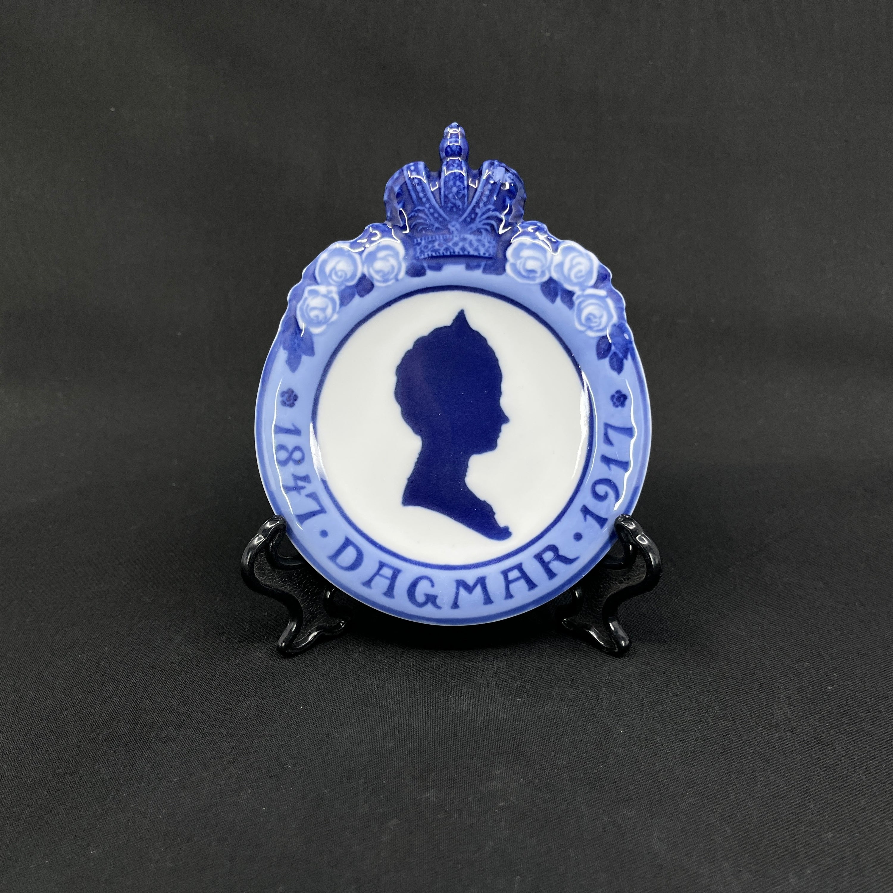 Royal Copenhagen mindeplatte fra 1917