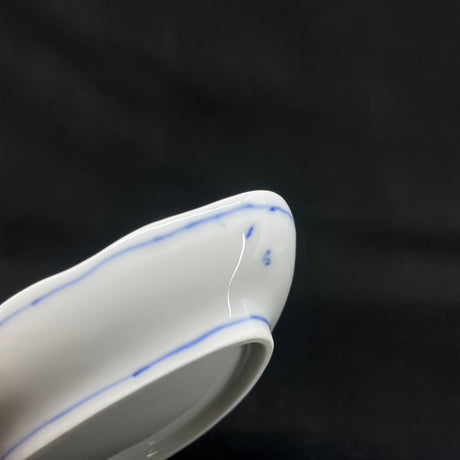 Sjældent Musselmalet Riflet fad, 1/152