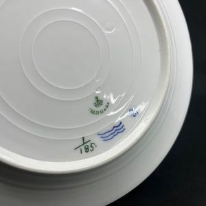 Musselmalet Riflet helflad frokosttallerken, 1/185