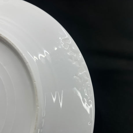 Blue Fluted Fluted Plain full flat lunch plate, 1/185
