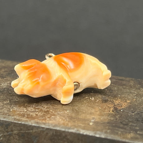 Vedhæng i sten - Miniature gris